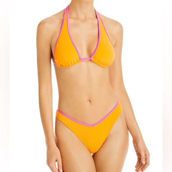 NWT | Frankie’s Bikinis Terry Halter top and Enzo Bottom🥝 - Picture 5 of 5